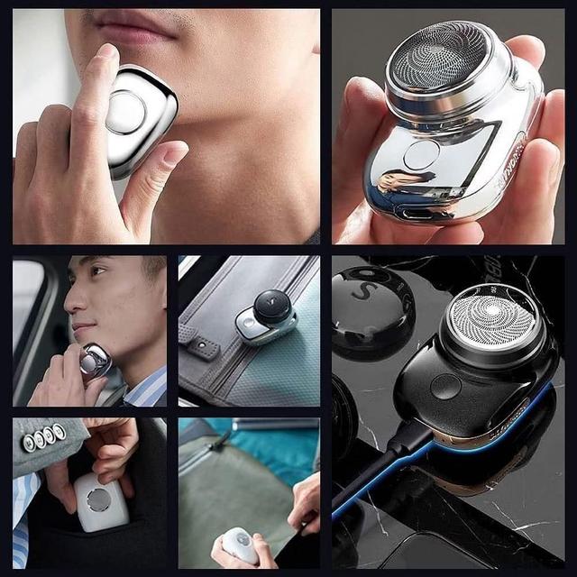 Mini Electric Shaver – Portable USB Rechargeable Razor for Men, Smooth & Fast Shaving